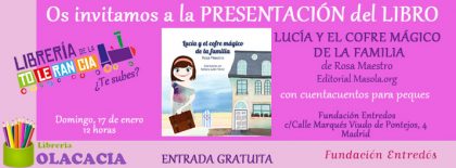 Invitación presentación Lucia cofre